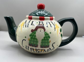 Angela Anderson Ceramic Holiday Teapot