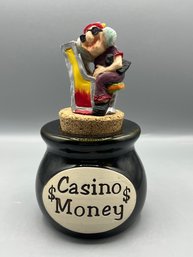 Ceramic Casino Money Jar