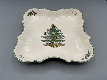 Spode Ceramic Christmas Tree Candy Dish