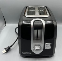 Black And Decker Double-slot Electric Toaster - Model T2569B