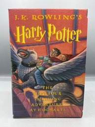 Harry Potter Book Series Set - First Four Thrilling Adventures Of Hogwarts