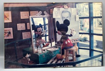 Decorative Disney Mickey Mouse Print Framed