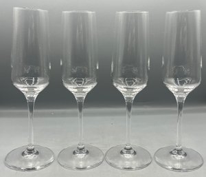 Stolzle Lausitz Crystal Champagne Flute Set - 5 Total