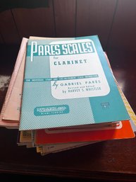 Lot Of Sheet Music For Clarinet, Flute, Piano & Violin