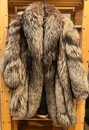 Womens Racoon Fur Coat