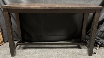 Wooden Console Table With Power