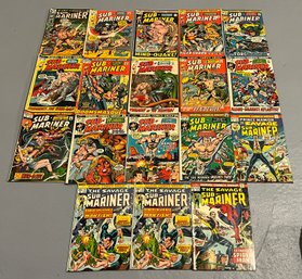 Marvel The Savage Submariner Comic Books - 18 Total