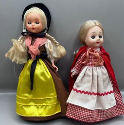 Traditional German Dolls- Lot Of 2