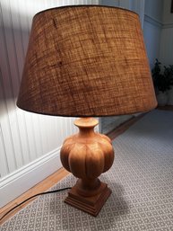 Wood Base Table Lamp