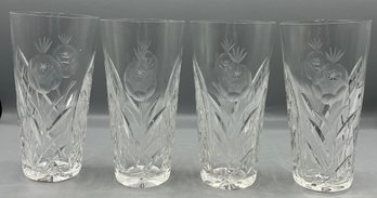 Cut Crystal Tumbler Set - 12 Total