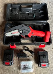Cordless 24V Plastic 5 INCH Handheld Chainsaw With Plastic Case