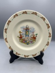 Royal Doulton English Fine Bone China - Bunnykins - Plate - Made In England