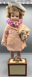 Danbury Mint Limited Edition Shirley Temple Porcelain Doll - First Vacation