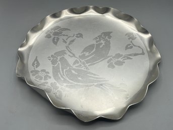 Aluminum Cardinal Pattern Serving Tray