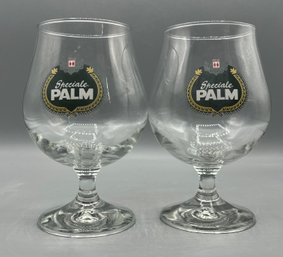 Speciale Palm Beer Glasses - 2 Total