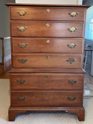 Frederick Duckloe And Bros Solid Wood 6-drawer Chest