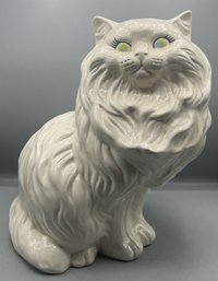Decorative Ceramic Cat Sculpture