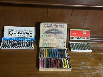 Assorted Oil Pastels - 3 Boxes Total