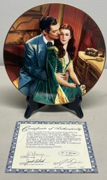 1992 W.S. George Porcelain Collector Plate - Passions Of Scarlett OHara - COA Included #6506D
