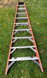 Werner 10 Ft Fiberglass A Frame Ladder