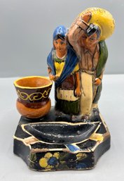 Handcrafted Ceramic Ashtray - Made In Mexico