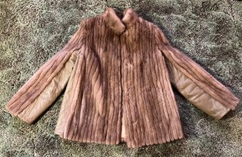 Mid-Century Marcy Furs - Women's Fur/Leather Arms Jacket