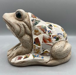 Ceramic Mosaic Tile Pattern Frog Decor