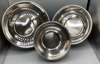 3 Piece Stainless Steel Mixing Bowl Set
