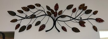 Decorative Metal Leaf Pattern Wall Decor