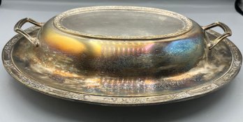 Silver Plated Vegetable Lidded Dish