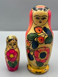 Russian Nesting Doll - 2 Pieces Total
