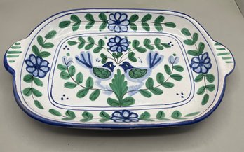 Taste Seller Sigma Hand Painted Pottery Tray