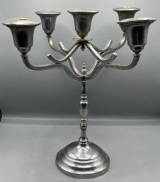 Silver Plated 5-arm Candelabra