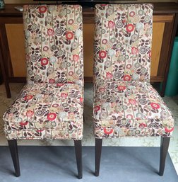 Pier 1 Cushioned Accent Chairs - 2 Total