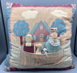 Decorative Handcrafted Accent Pillow