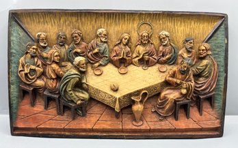 The Last Supper Religious Resin Wall Plaque
