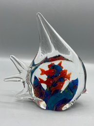 Crystal Fish Shaped Paperweight