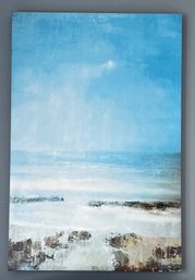 Highland Dunes Low Tide Painting On Stretched Canvas