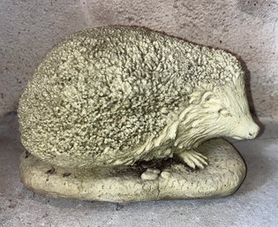 Outdoor Cement Hedgehog Statue