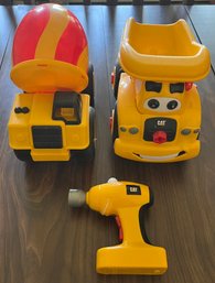 Toy State Industrial Children Toy Dump / Mixer & Drill Toys  - 3 Total