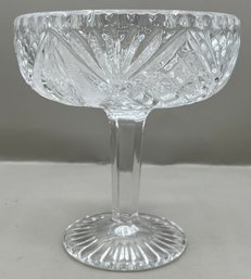 Cut Crystal Footed Candy Bowl