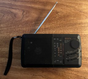 GPX AM/FM TV Weather Battery Operated Radio - #A309