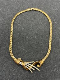 Trifari Gold-tone Costume Jewelry Necklace