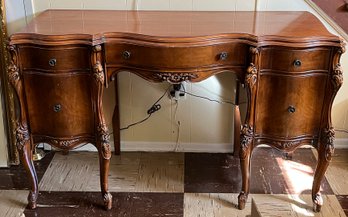 Vintage Solid Wood 5 Drawer Vanity