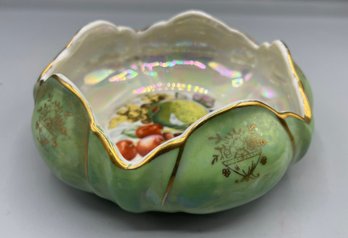 Hand Painted Lusterware Bowl