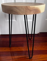 Solid Wood Plant Stand With Hair Pin Legs