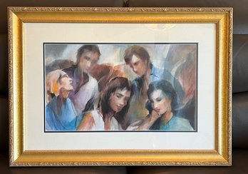 Watercolor Print Framed