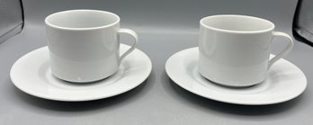 Tienshan Prelude Collection Porcelain Tea Cup Set - 13 Pieces Total