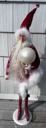 Dept 56 Krinkles Patience Brewster Santa Elf With Globe, Posable, Rare