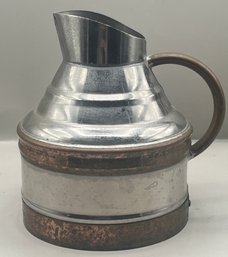 Copper Tin Pitcher